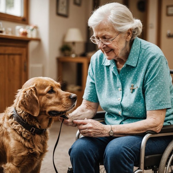 Quels sont les bénéfices de la thérapie par les animaux pour les personnes âgées souffrant de démence?