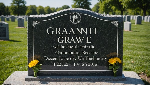 Monument funéraire en granit : un hommage personnalisé et unique